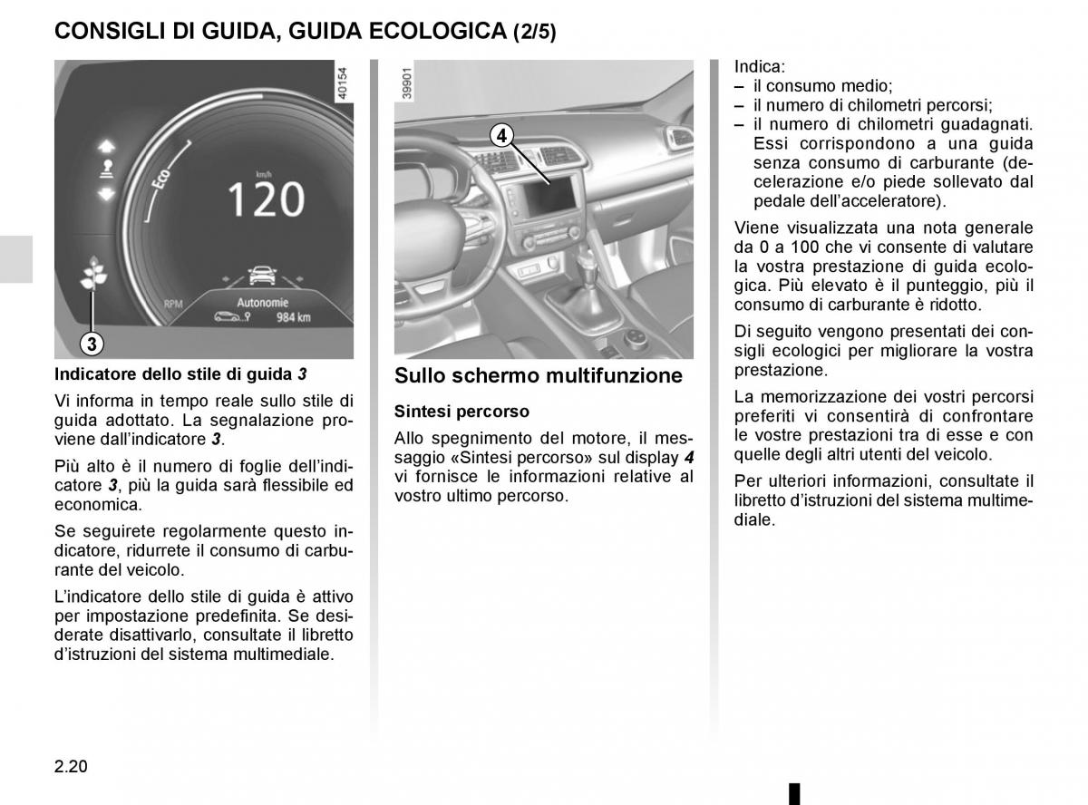 Renault Kadjar owners manual manuale del proprietario / page 124