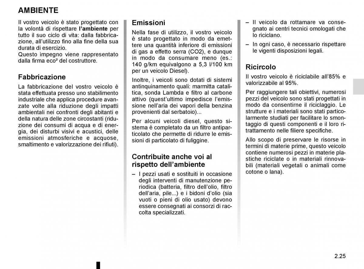 Renault Kadjar owners manual manuale del proprietario / page 129