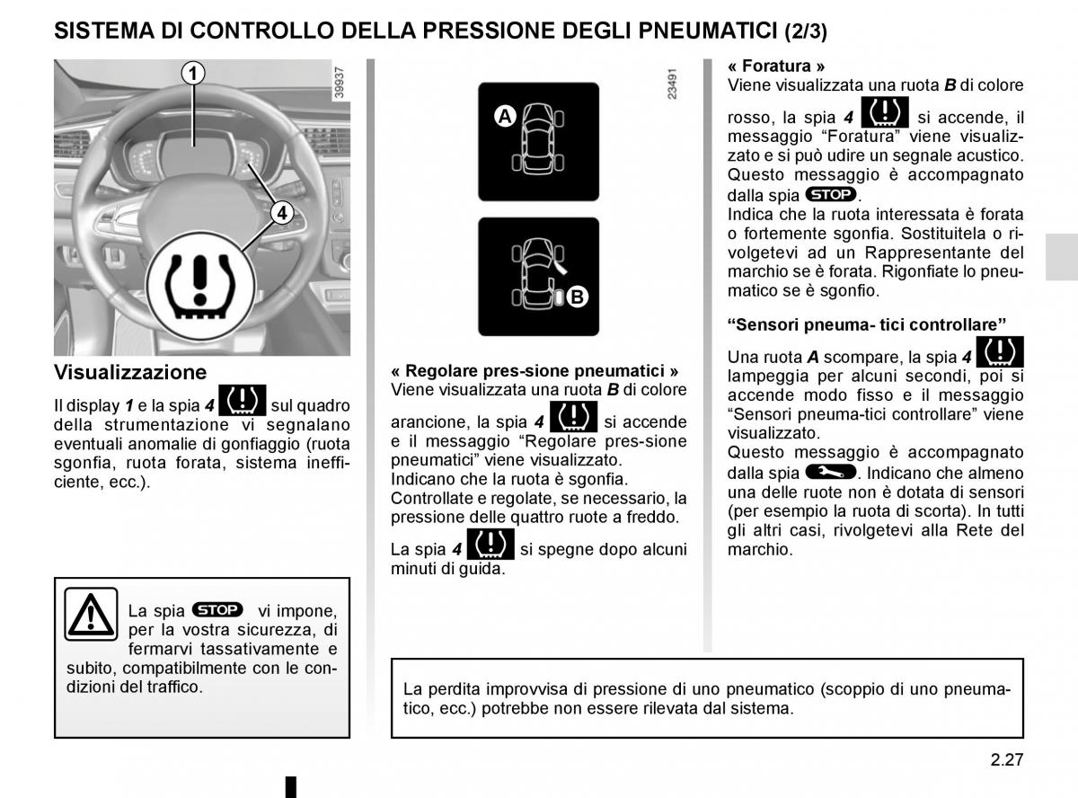 Renault Kadjar owners manual manuale del proprietario / page 131