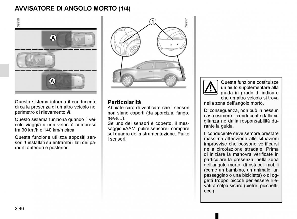 Renault Kadjar owners manual manuale del proprietario / page 150