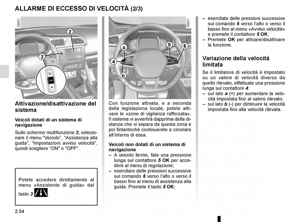 Renault Kadjar owners manual manuale del proprietario / page 158