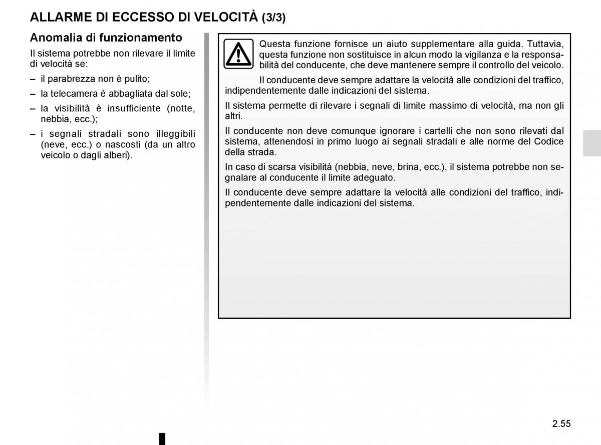 Renault Kadjar owners manual manuale del proprietario / page 159