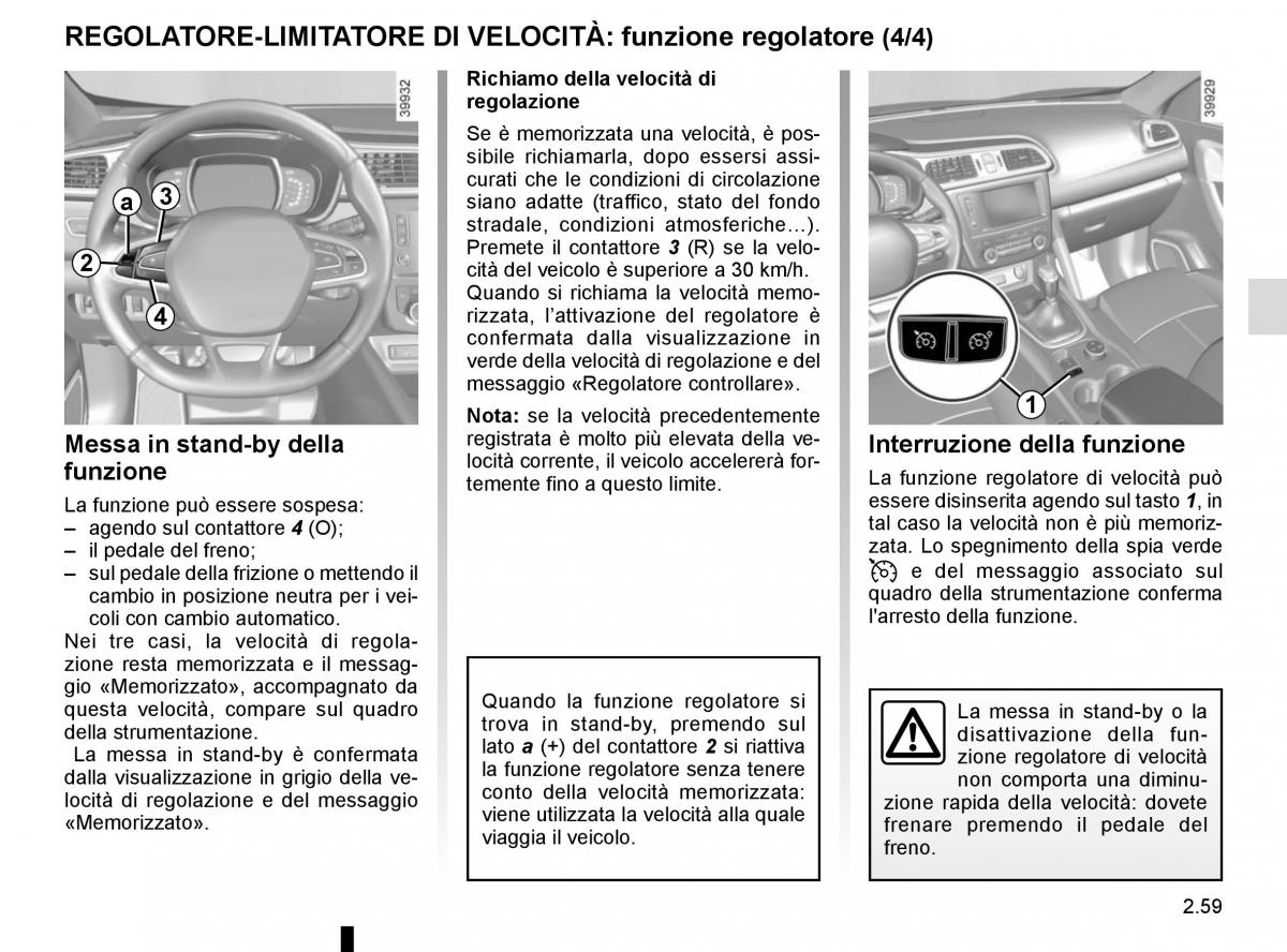 Renault Kadjar owners manual manuale del proprietario / page 163