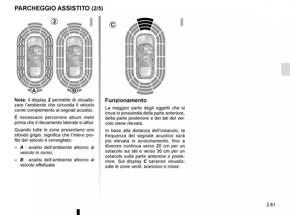 Renault Kadjar owners manual manuale del proprietario / page 165