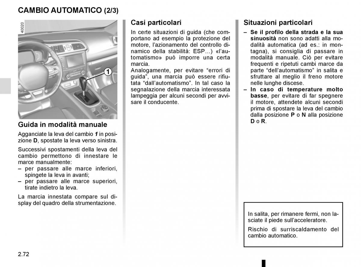 Renault Kadjar owners manual manuale del proprietario / page 176