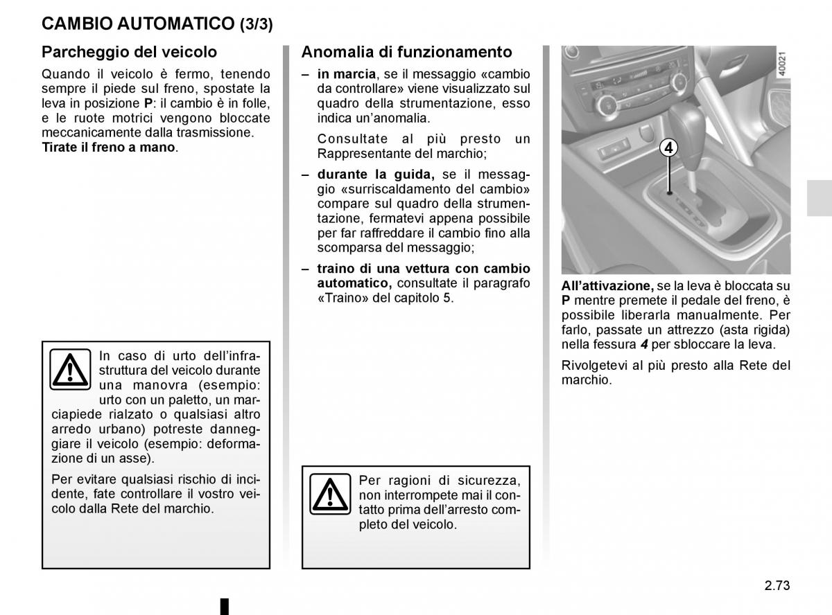 Renault Kadjar owners manual manuale del proprietario / page 177