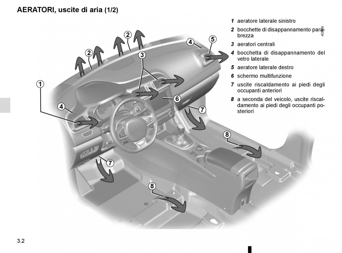 Renault Kadjar owners manual manuale del proprietario / page 180