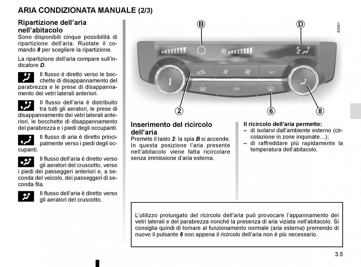 Renault Kadjar owners manual manuale del proprietario / page 183