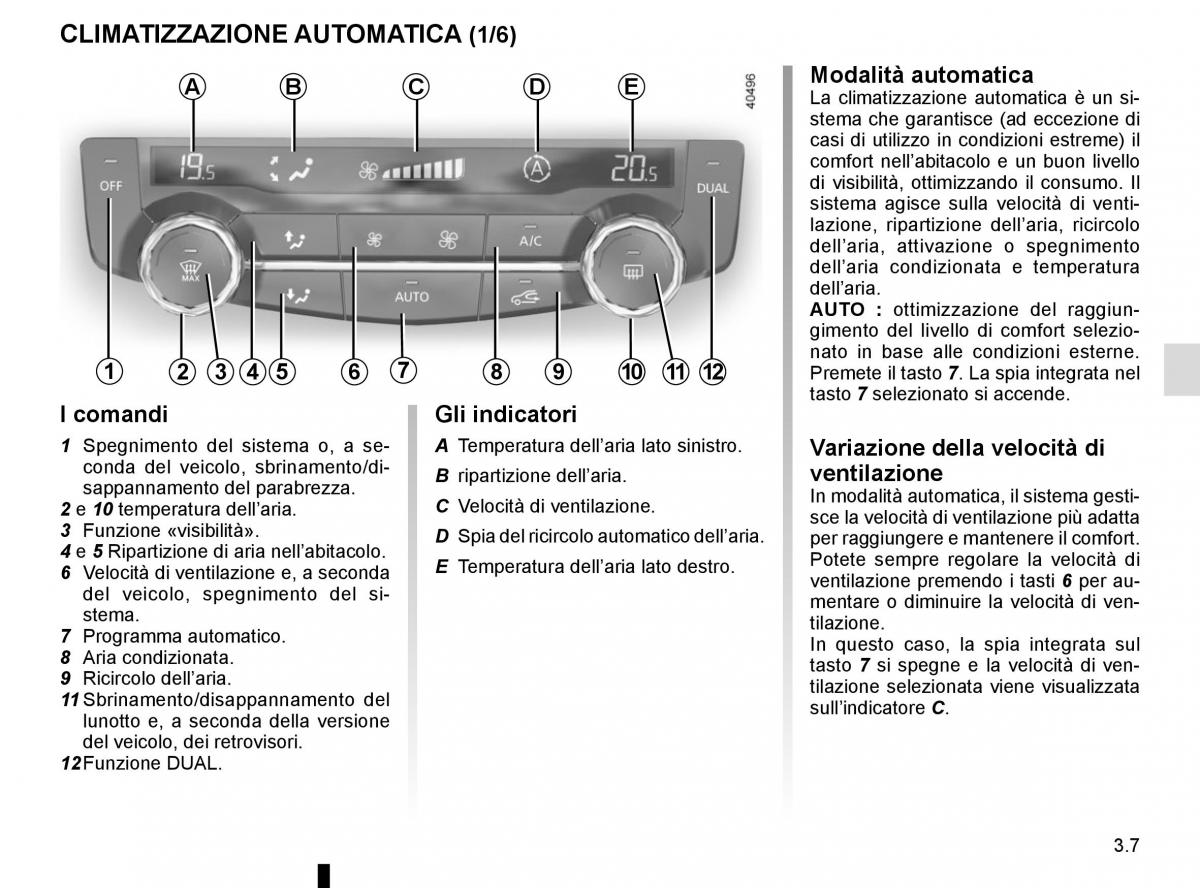 Renault Kadjar owners manual manuale del proprietario / page 185