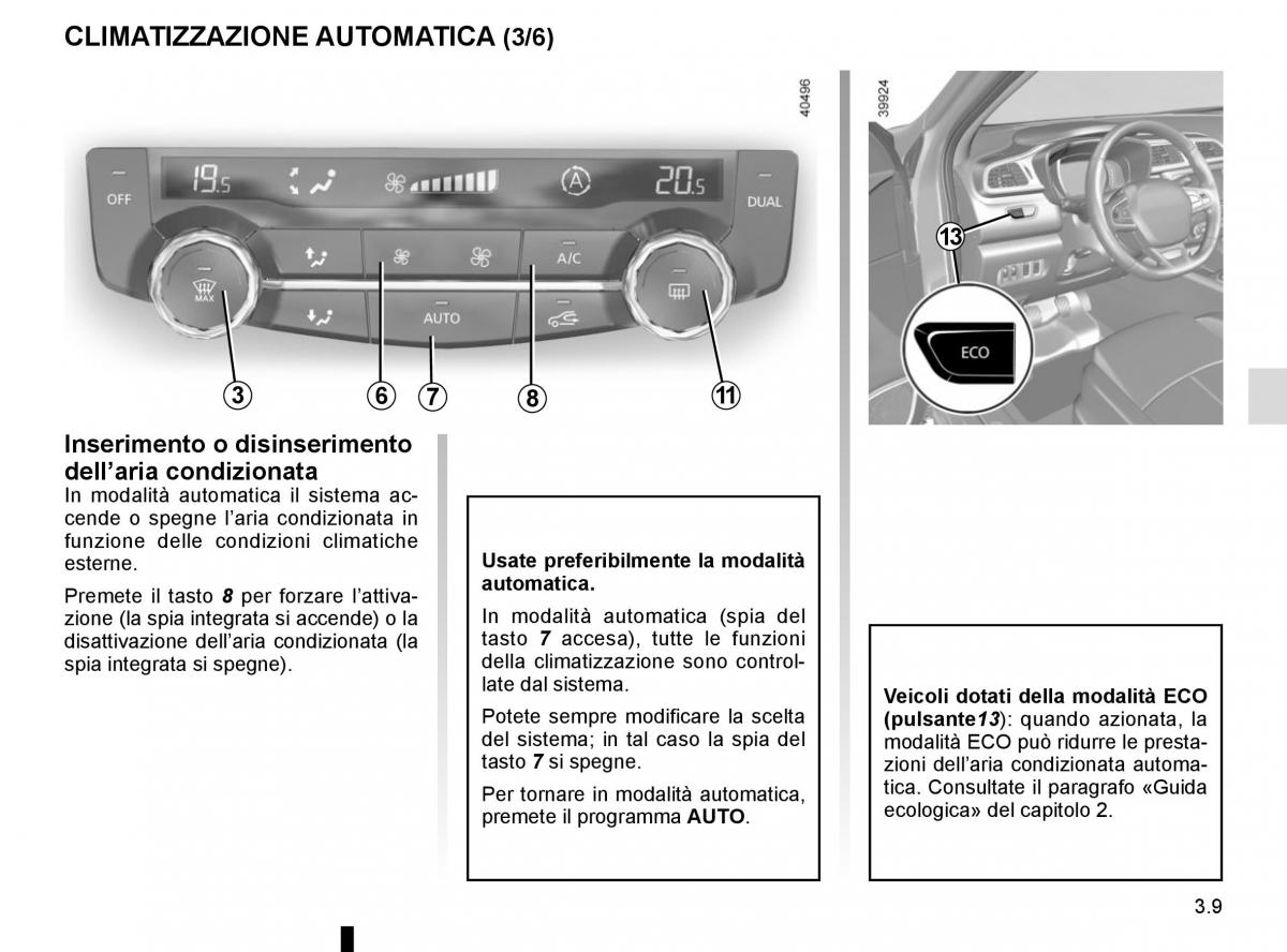 Renault Kadjar owners manual manuale del proprietario / page 187