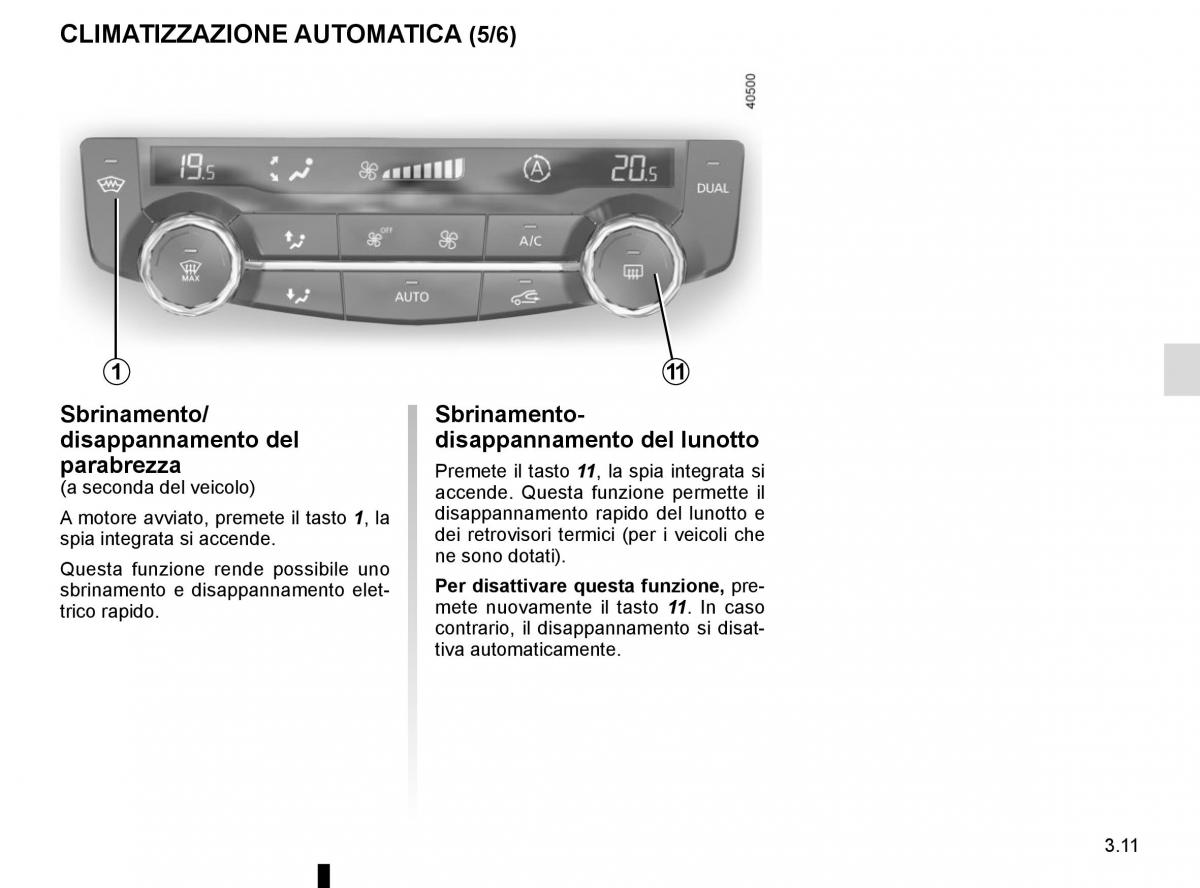 Renault Kadjar owners manual manuale del proprietario / page 189