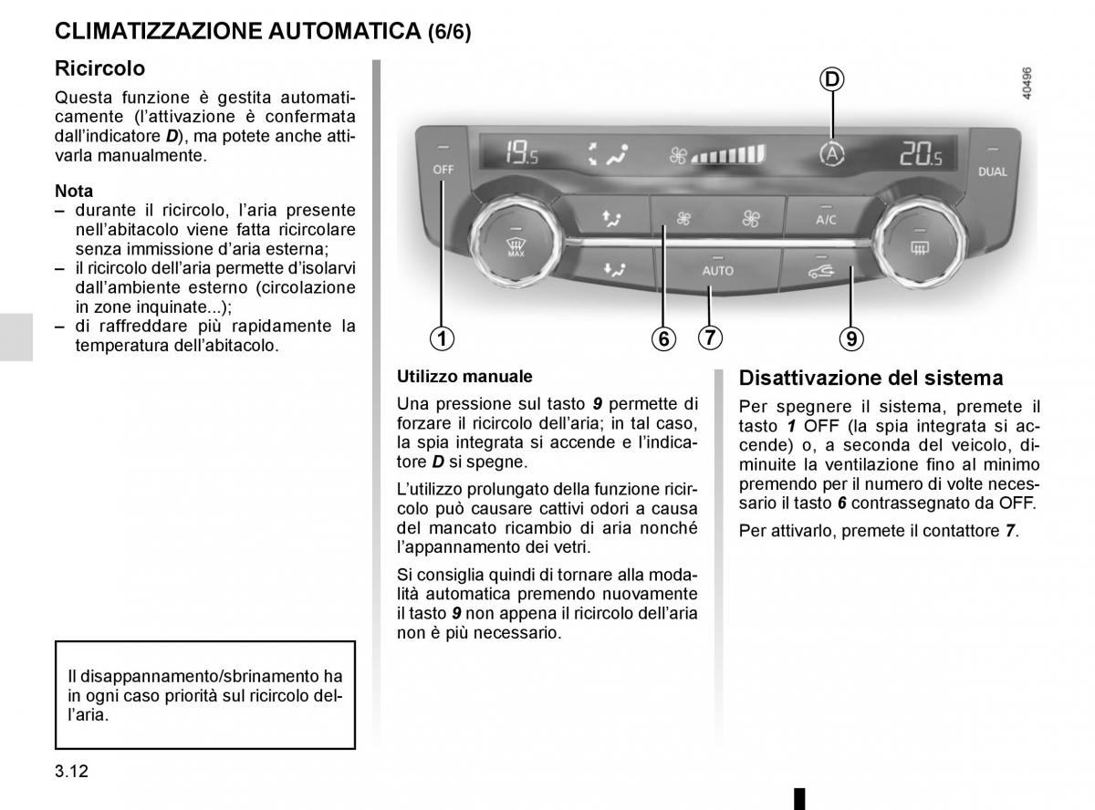 Renault Kadjar owners manual manuale del proprietario / page 190