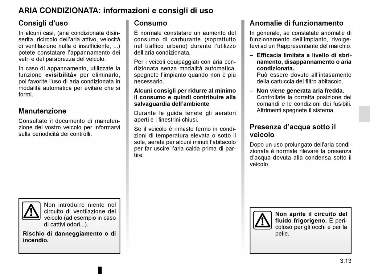 Renault Kadjar owners manual manuale del proprietario / page 191