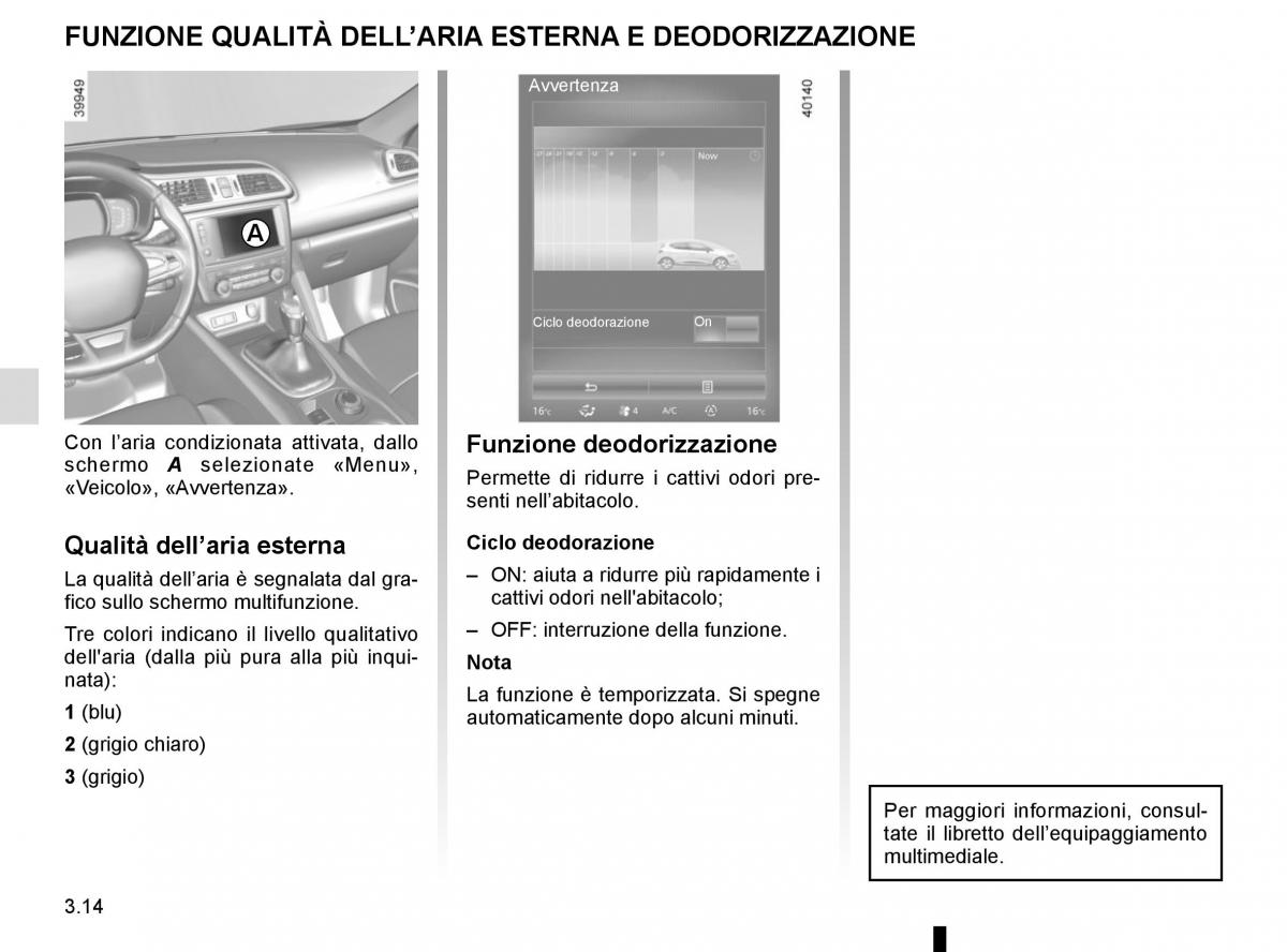 Renault Kadjar owners manual manuale del proprietario / page 192