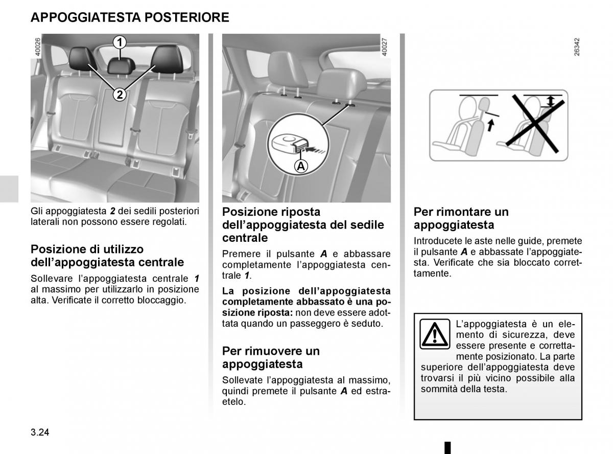 Renault Kadjar owners manual manuale del proprietario / page 202