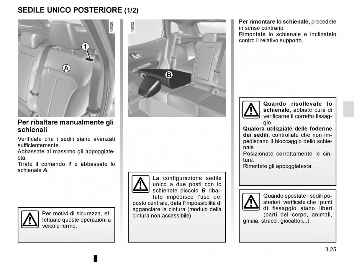 Renault Kadjar owners manual manuale del proprietario / page 203