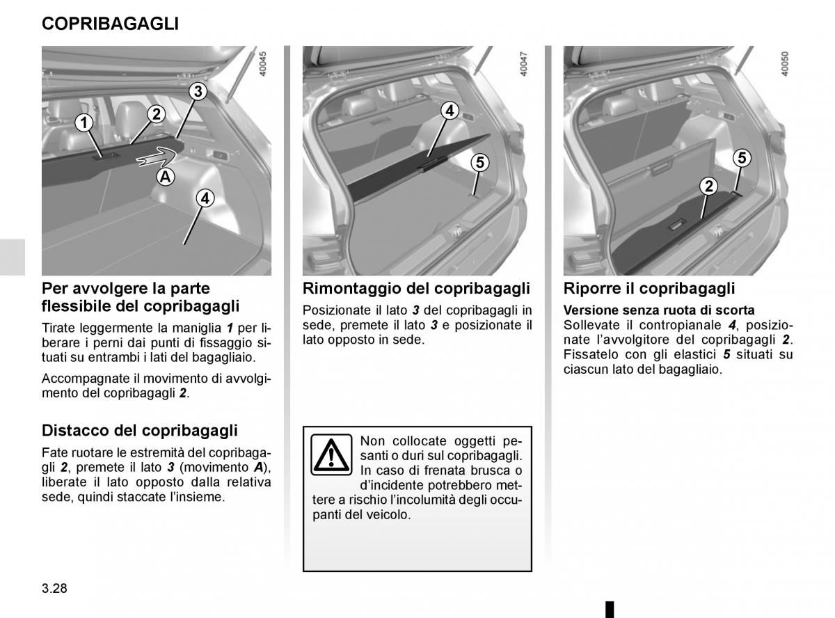 Renault Kadjar owners manual manuale del proprietario / page 206