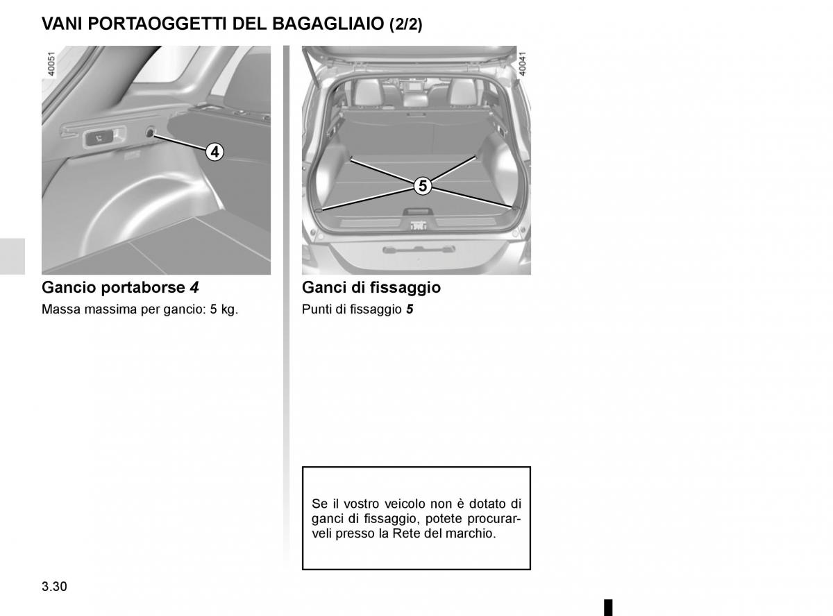 Renault Kadjar owners manual manuale del proprietario / page 208