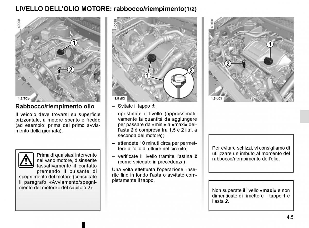 Renault Kadjar owners manual manuale del proprietario / page 219