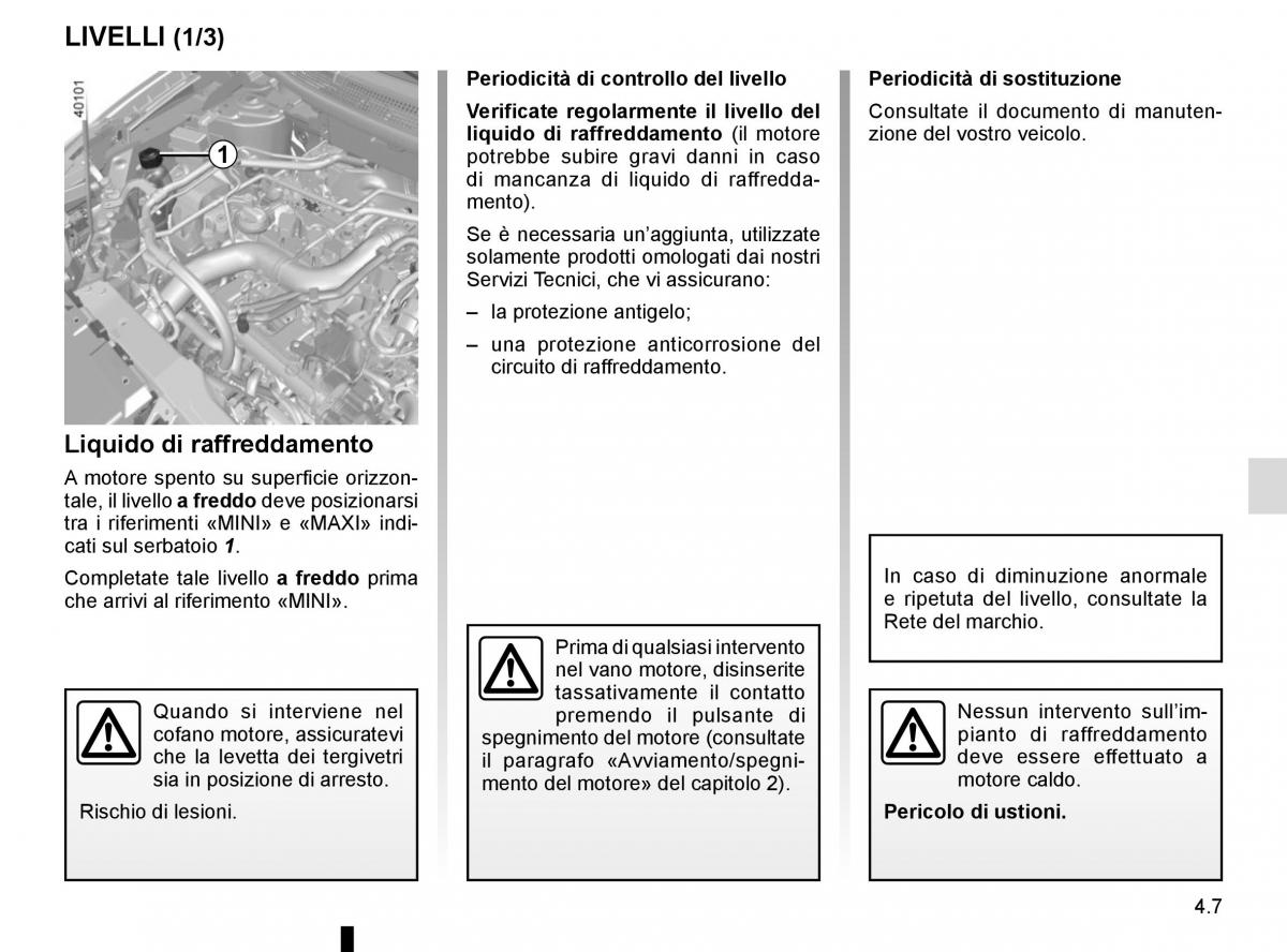 Renault Kadjar owners manual manuale del proprietario / page 221