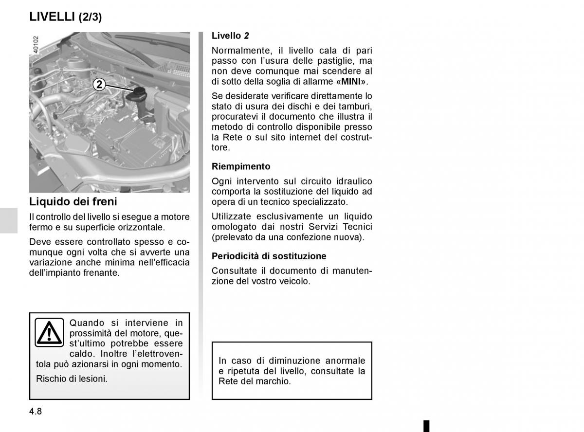 Renault Kadjar owners manual manuale del proprietario / page 222