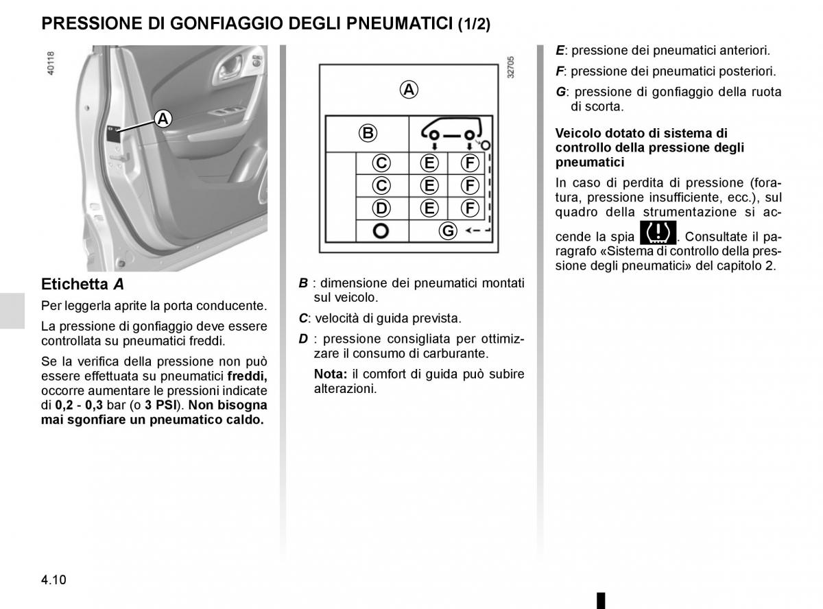 Renault Kadjar owners manual manuale del proprietario / page 224