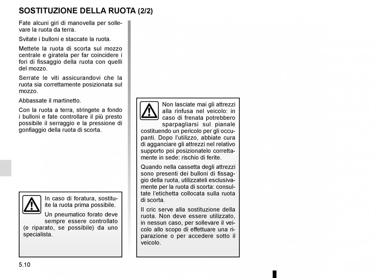 Renault Kadjar owners manual manuale del proprietario / page 242