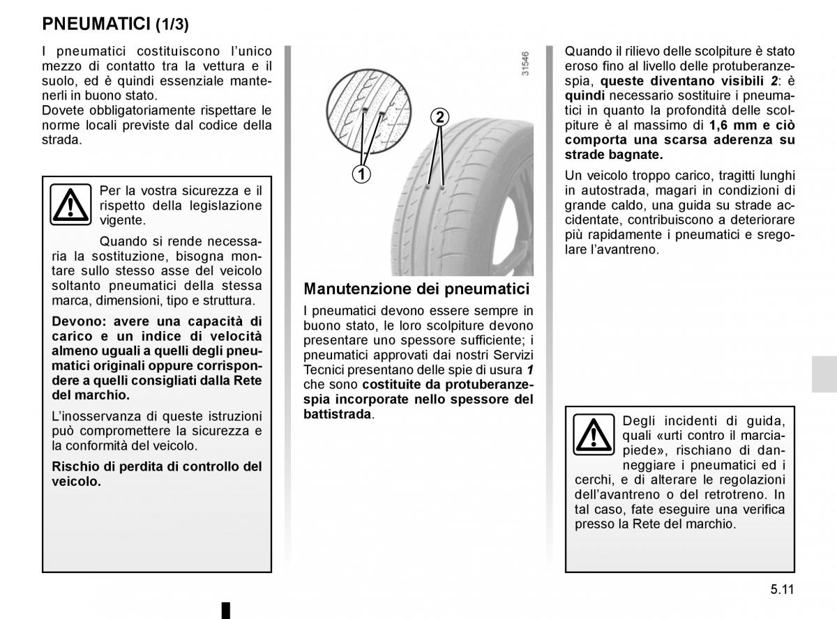 Renault Kadjar owners manual manuale del proprietario / page 243