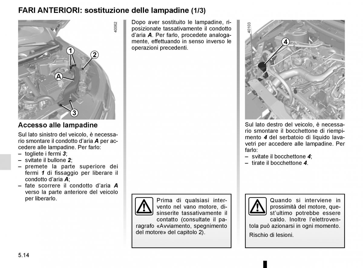 Renault Kadjar owners manual manuale del proprietario / page 246