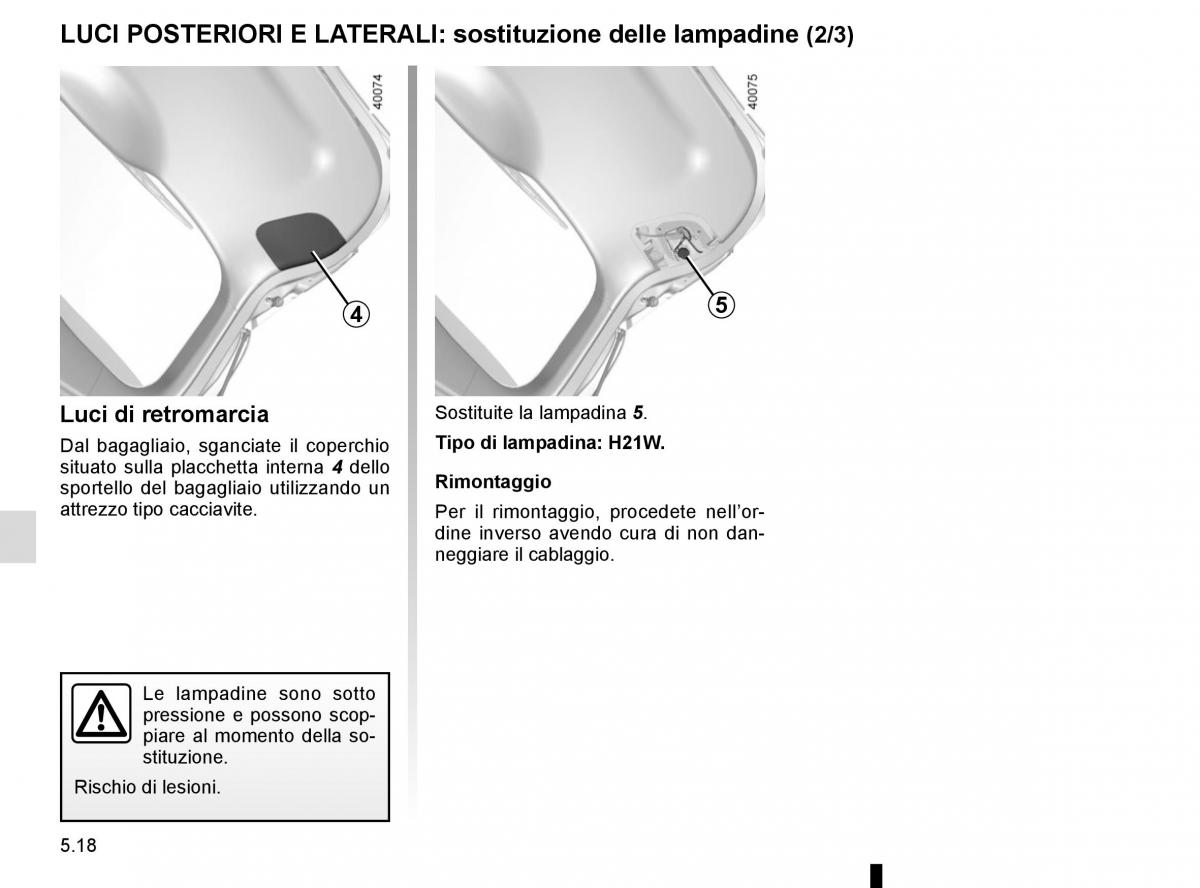 Renault Kadjar owners manual manuale del proprietario / page 250