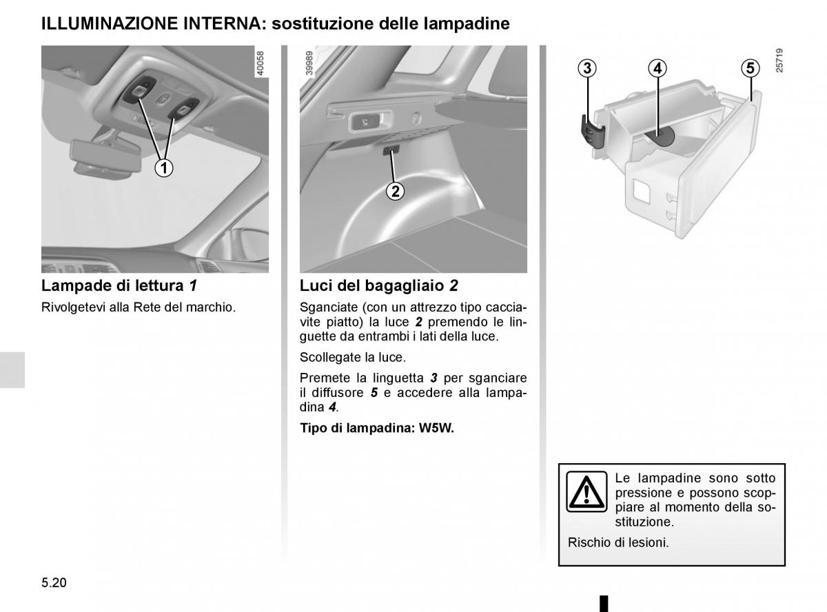 Renault Kadjar owners manual manuale del proprietario / page 252