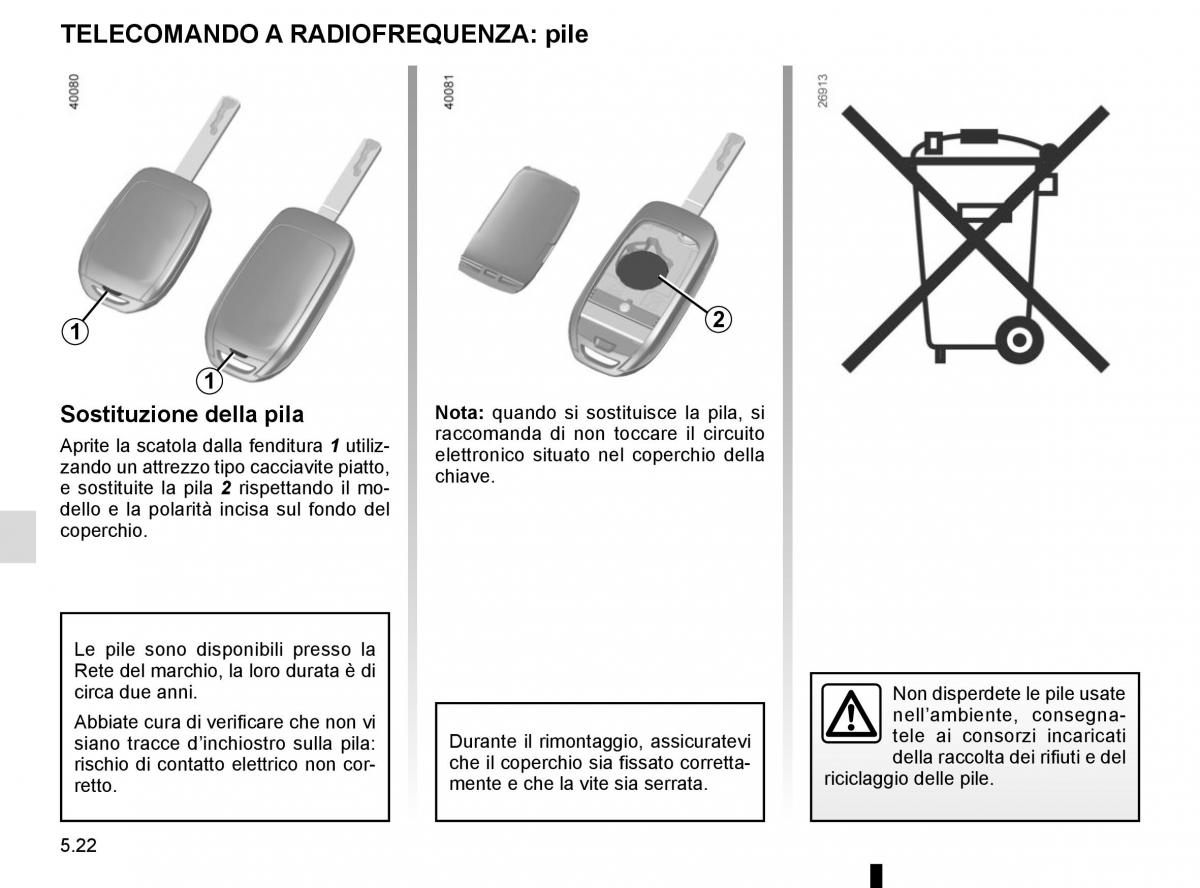 Renault Kadjar owners manual manuale del proprietario / page 254