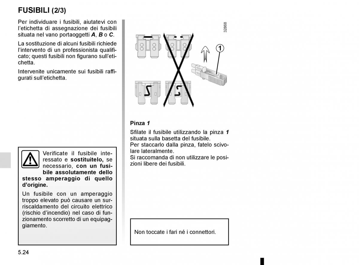 Renault Kadjar owners manual manuale del proprietario / page 256