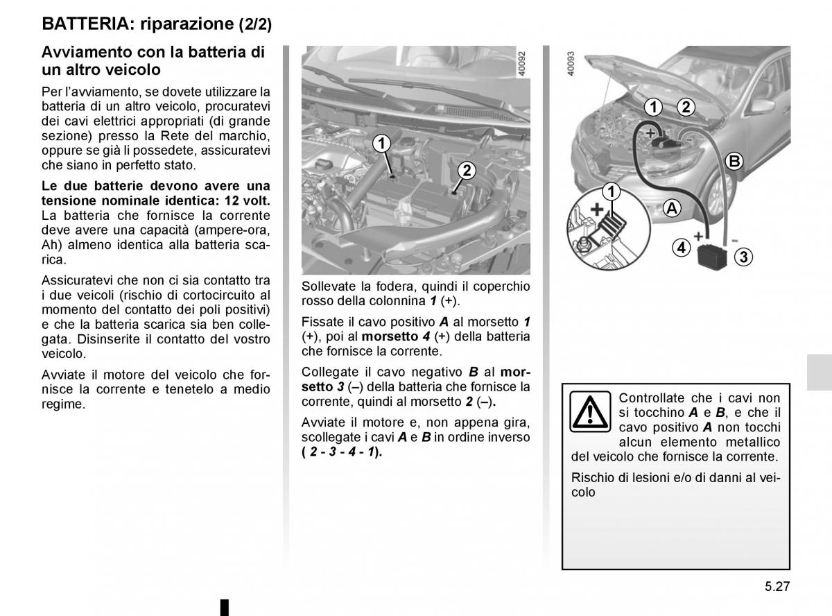 Renault Kadjar owners manual manuale del proprietario / page 259