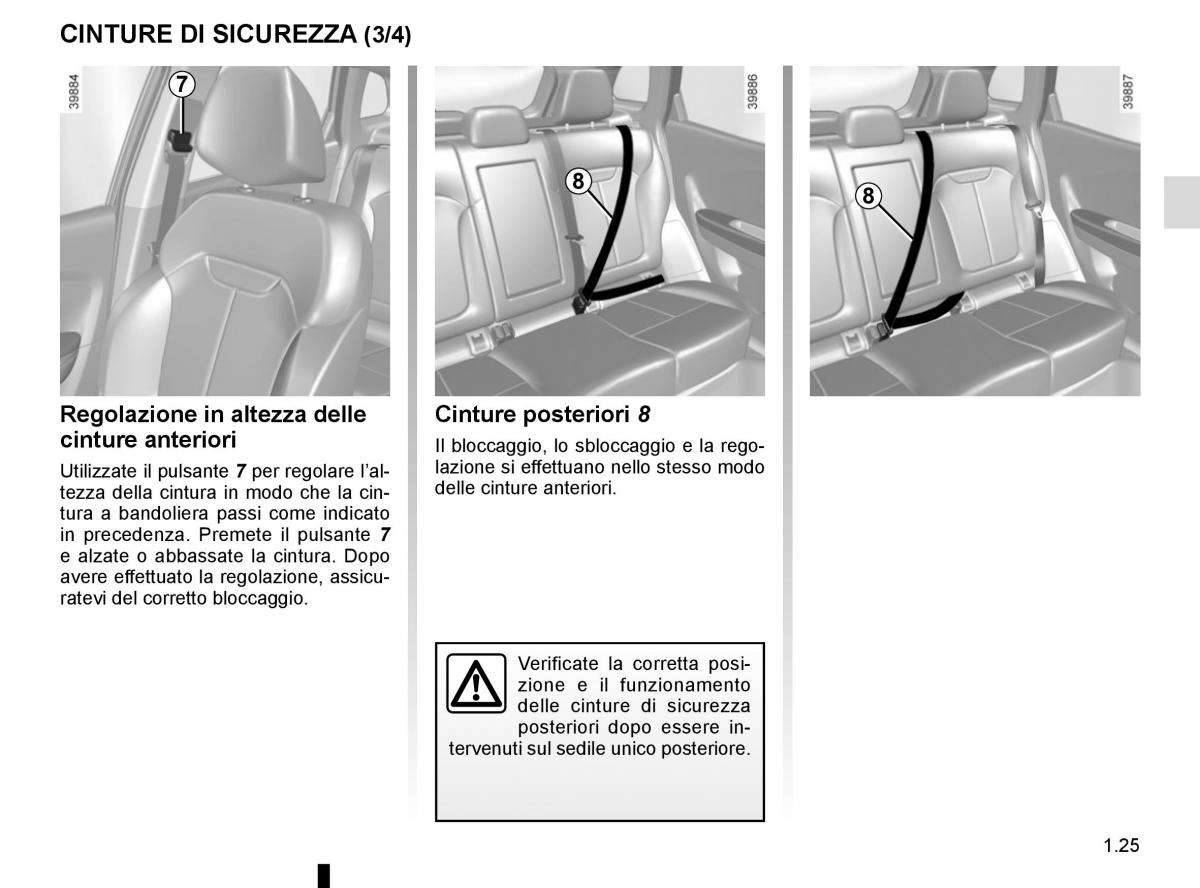 Renault Kadjar owners manual manuale del proprietario / page 31