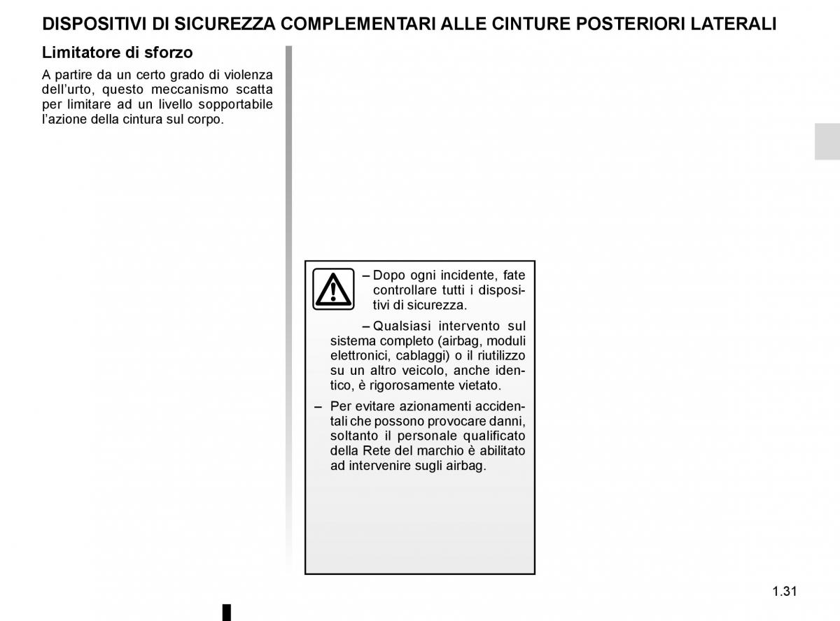 Renault Kadjar owners manual manuale del proprietario / page 37