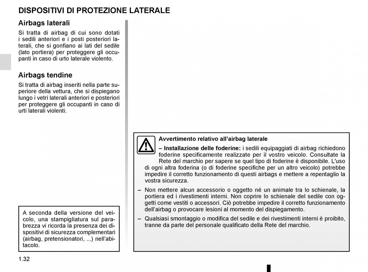 Renault Kadjar owners manual manuale del proprietario / page 38