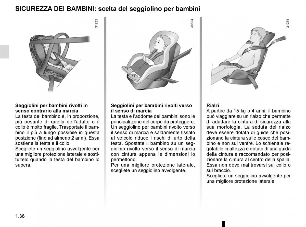 Renault Kadjar owners manual manuale del proprietario / page 42