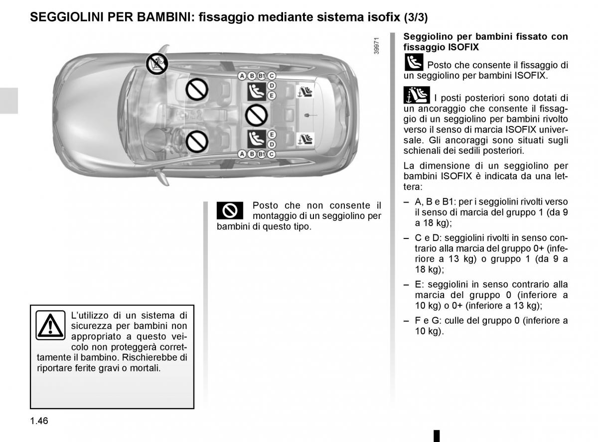 Renault Kadjar owners manual manuale del proprietario / page 52