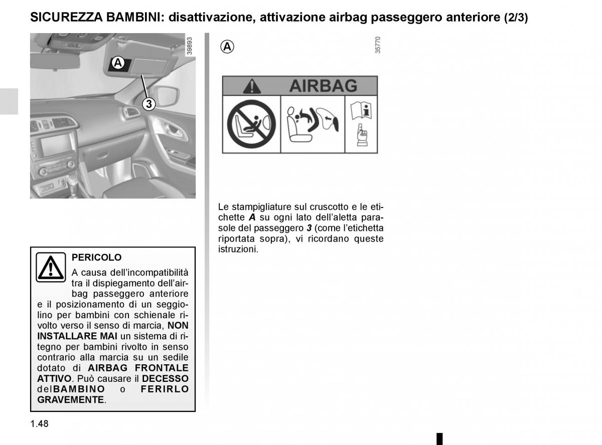 Renault Kadjar owners manual manuale del proprietario / page 54