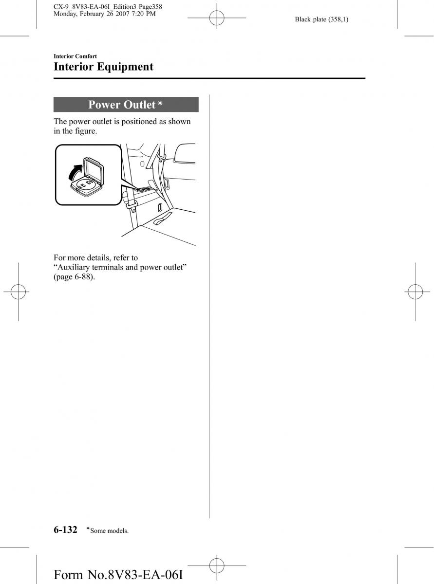 Mazda CX 9 owners manual / page 358