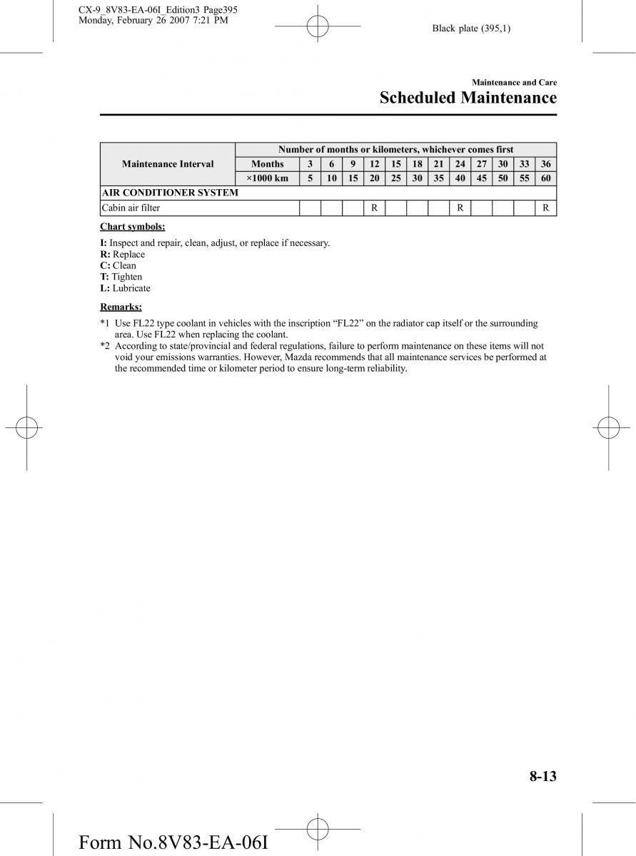 Mazda CX 9 owners manual / page 395