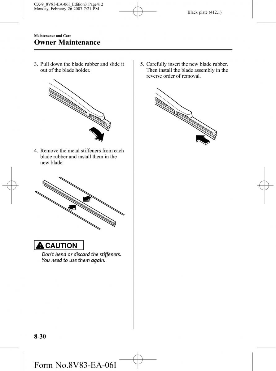 Mazda CX 9 owners manual / page 412