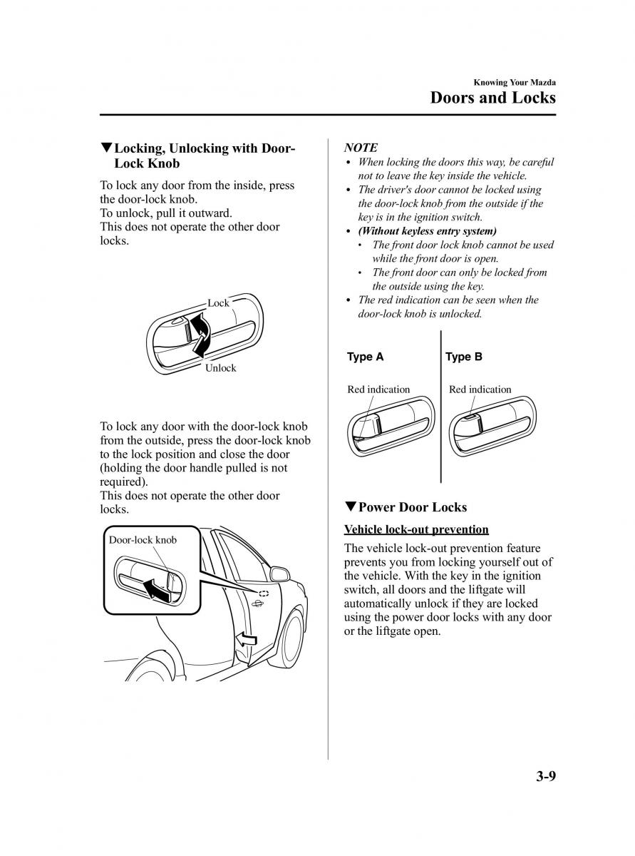 Mazda 2 III Demio owners manual / page 77