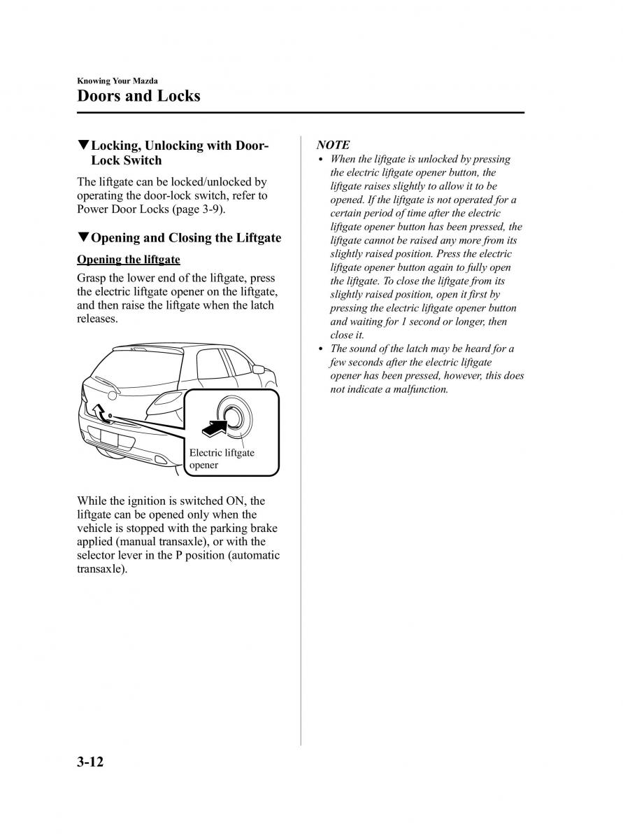 Mazda 2 III Demio owners manual / page 80