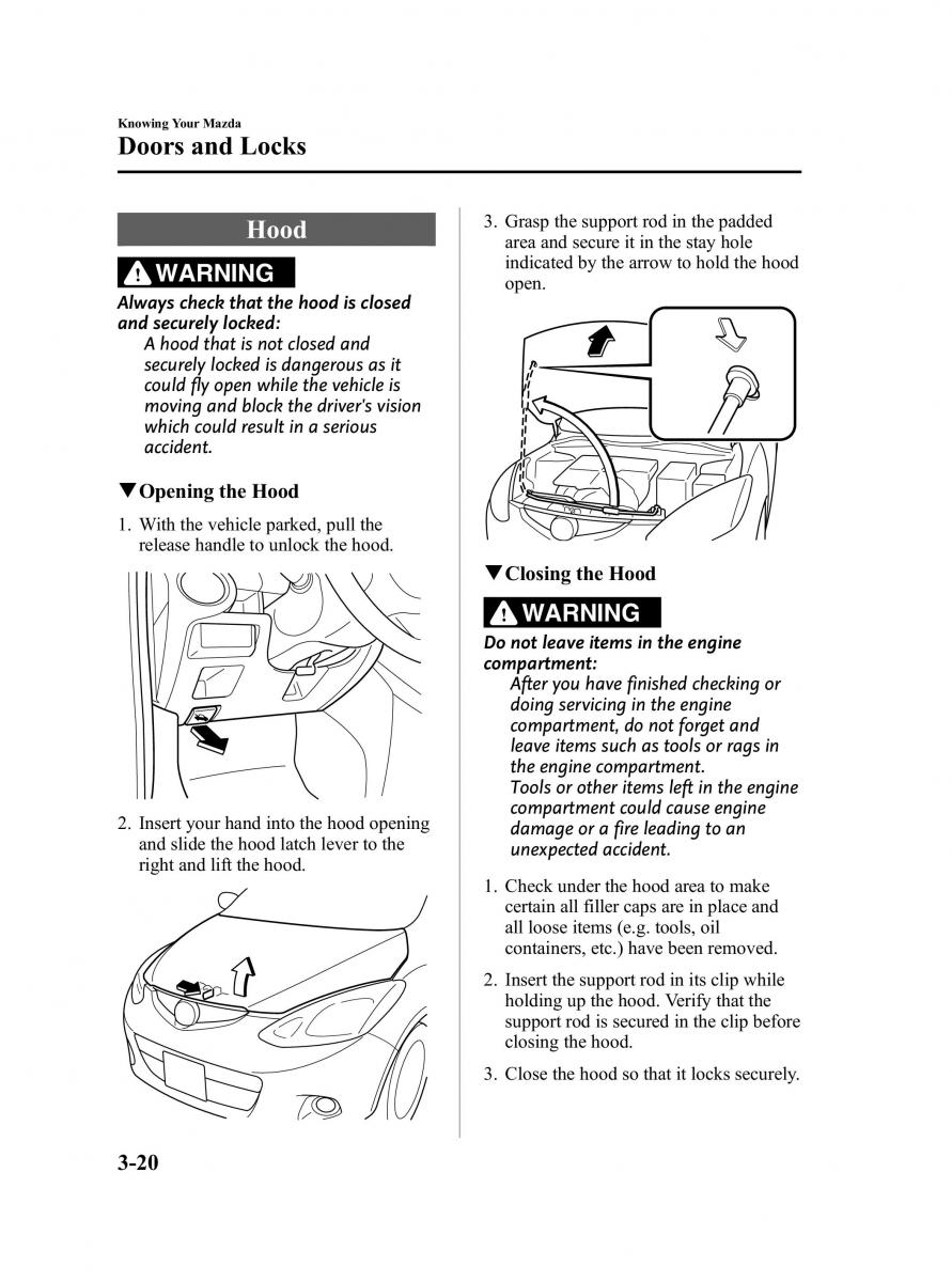 Mazda 2 III Demio owners manual / page 88