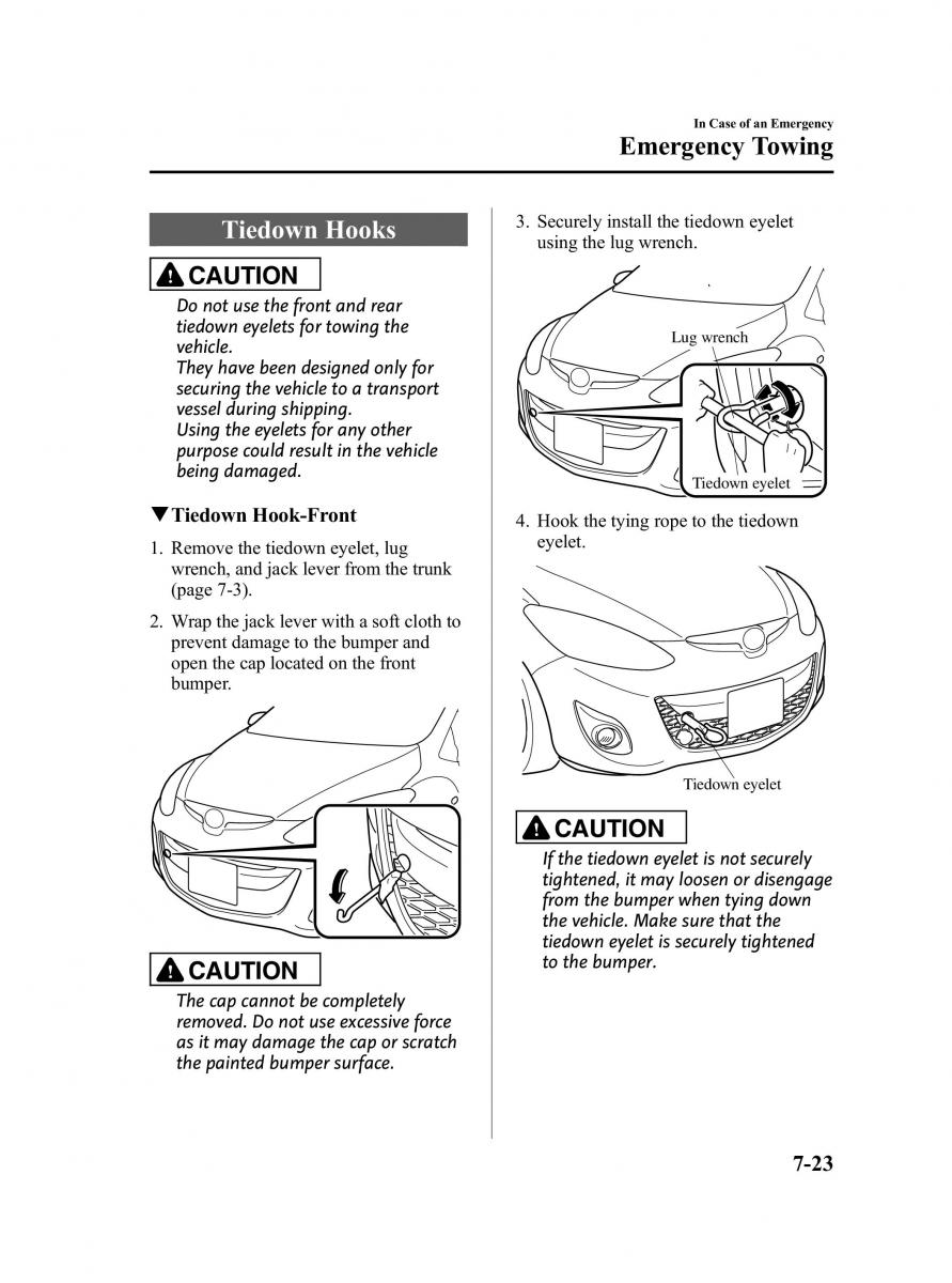 Mazda 2 III Demio owners manual / page 231