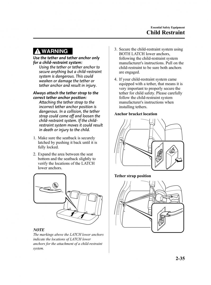 Mazda 2 III Demio owners manual / page 47