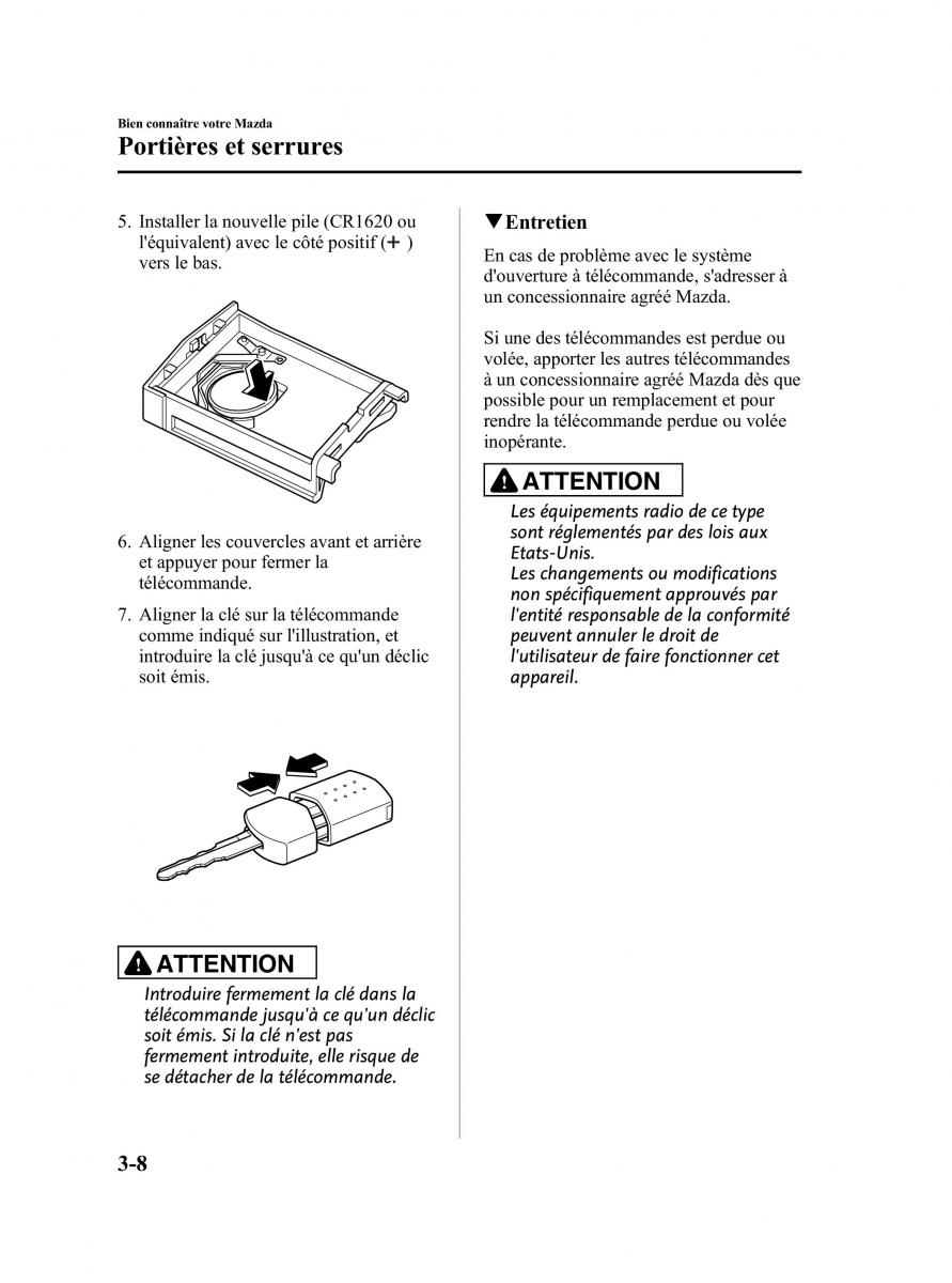 Mazda 2 III Demio owners manual manuel du proprietaire / page 85