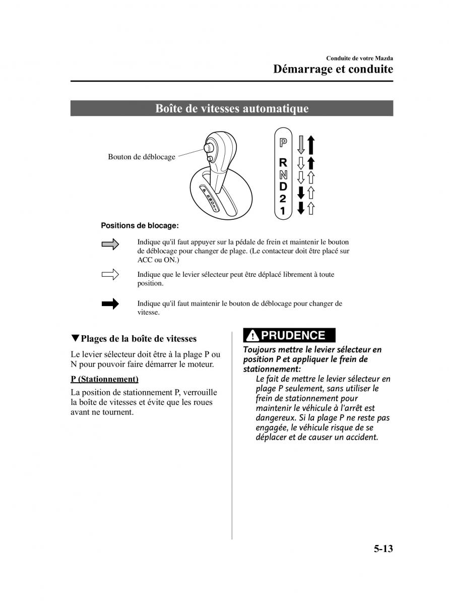 Mazda 2 III Demio owners manual manuel du proprietaire / page 134